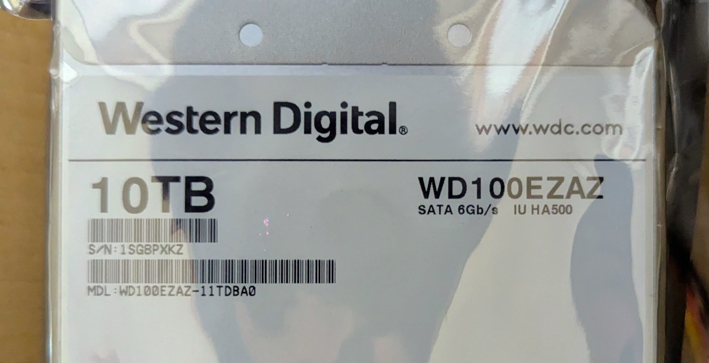 Western Digital 10TB HDD WD100EZAZ 整備済み品 Western Digital WD100EZAZ New Bulk Pack